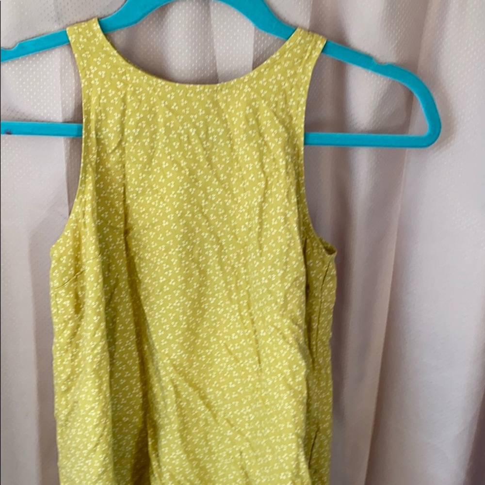 Yellow floral top